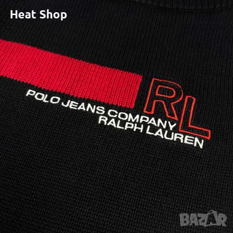 Дамска плетена блуза 90's Ralph Lauren Polo Jeans Co Bold Stripe Sweater, снимка 2 - Блузи с дълъг ръкав и пуловери - 48605731