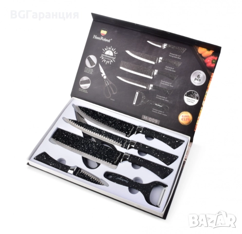 Комплект ножове от неръждаема стомана, снимка 2 - Други стоки за дома - 52256103