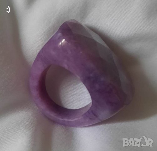 Масивен пръстен от АМЕТИСТ, снимка 10 - Пръстени - 40689026