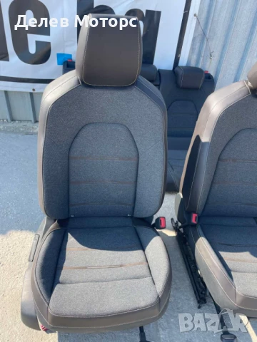 Полу кожен  салон , седалки за Seat Leon Sportstourer Xcellence 2. 0TDI, 4x4, 150 кс. , двигател DTT, снимка 6 - Части - 50986560