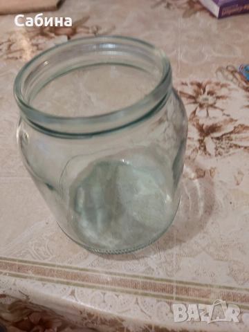 Стъклени буркани омния, снимка 2 - Буркани, бутилки и капачки - 53541519
