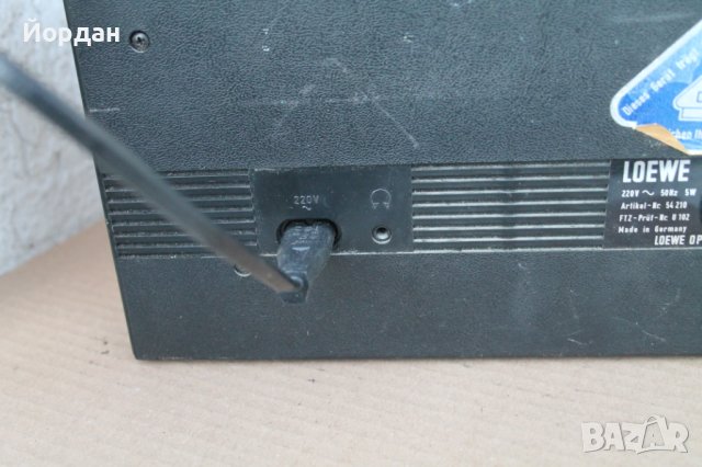 Радио ''Loewe Opta T304'', снимка 7 - Радиокасетофони, транзистори - 43490257