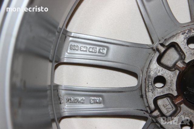 Алуминиева джанта VW Golf 7 (2013-2017г.) 5G0 601 025 AE / 5G0601025AE / 17 цола 57.1 5x112, снимка 10 - Гуми и джанти - 43135785