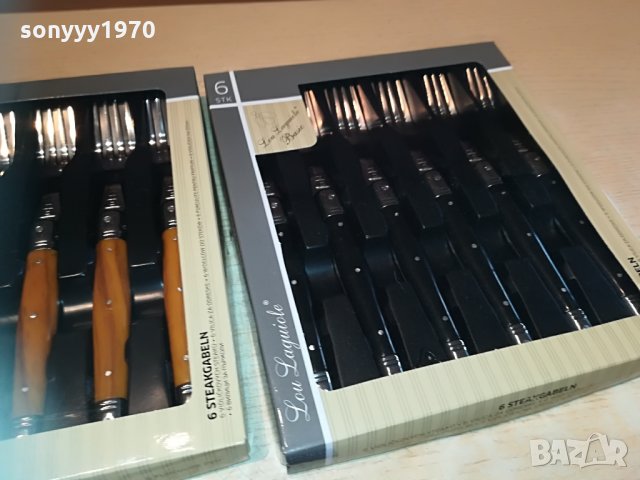 laguiole france 6бр кафяви или черни-вилици 1606212148, снимка 4 - Антикварни и старинни предмети - 33241324