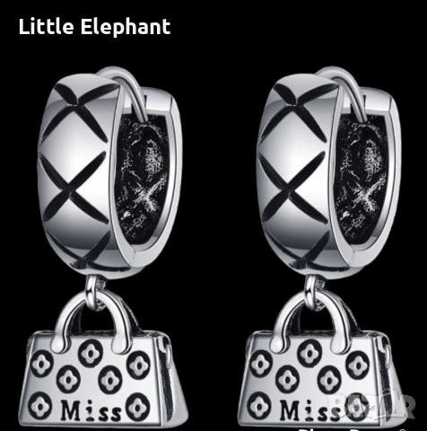 Дизайнерски модел висящи сребърни обеци,колекция"Famouse"/нови, снимка 1