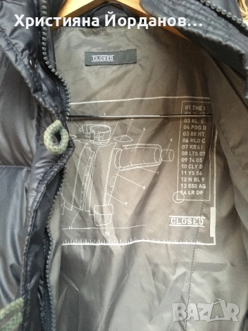 Зимно яке с пух и пера ,CLOSED, р-р С, снимка 12 - Якета - 52330247