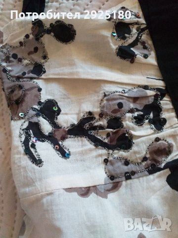 Елегантен топ с паети S , снимка 5 - Корсети, бюстиета, топове - 39190952