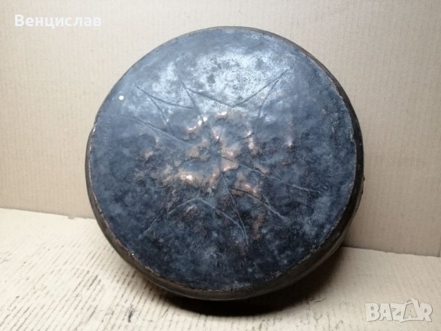 Стара Кована Медна Тава За Баница. , снимка 6 - Антикварни и старинни предмети - 37013389