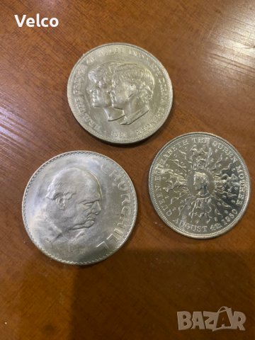 монети  /плакети/ на кралица елизабет