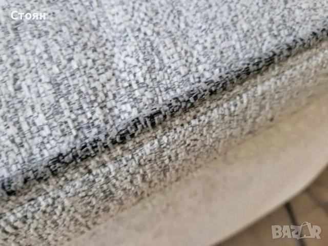 Светло сив фотьойл от плат с електрически релаксиращ механизъм, снимка 6 - Дивани и мека мебел - 51955036