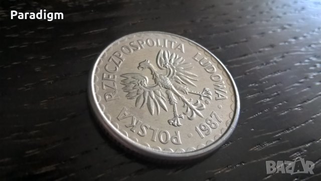 Mонета - Полша - 1 злота | 1987г., снимка 2 - Нумизматика и бонистика - 33196689
