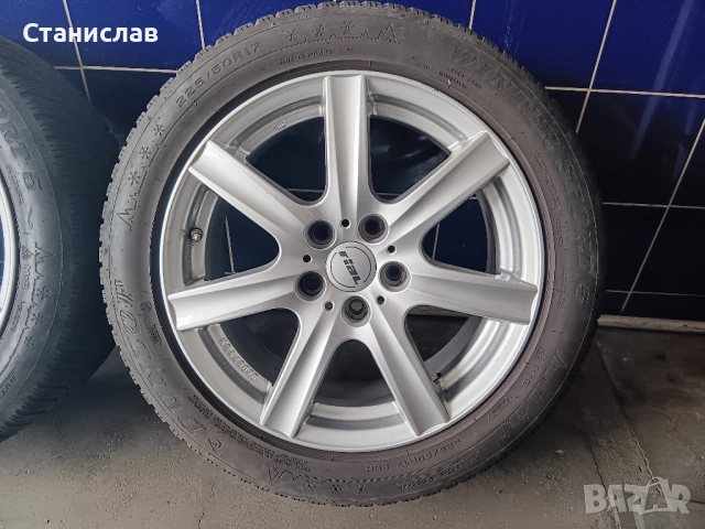 17 инча джанти + зимни гуми 225/50r17 за Хонда, снимка 2 - Гуми и джанти - 51689639