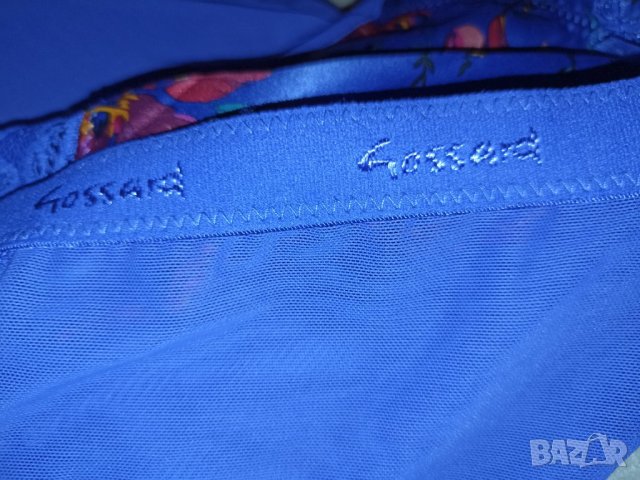 Gossard XS-Нов лилав колан с жартиери с флорален сатен , снимка 11 - Бельо - 43082791