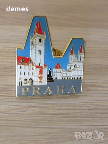  Значка от Прага, Карлов мост, Чехия-2, снимка 2 - Други ценни предмети - 28542715