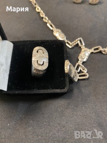 Комплект Булгари/Bvlgari от 925 сребро, снимка 2 - Бижутерийни комплекти - 40693469