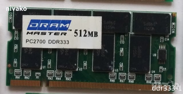 Продавам памети за лаптоп DDR2, DDR3, DDR333, снимка 3 - RAM памет - 32609608