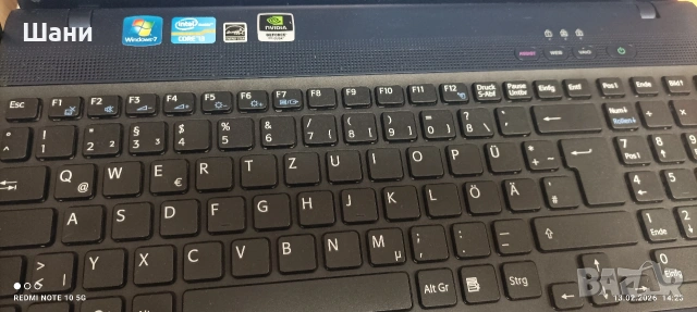 Лаптоп Sony ., снимка 2 - Части за лаптопи - 53466016