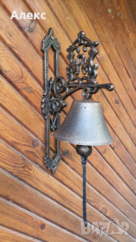 Голяма Чугунена камбана, със силен, ясен и кънтящ звън!, снимка 3 - Градински мебели, декорация  - 32856601