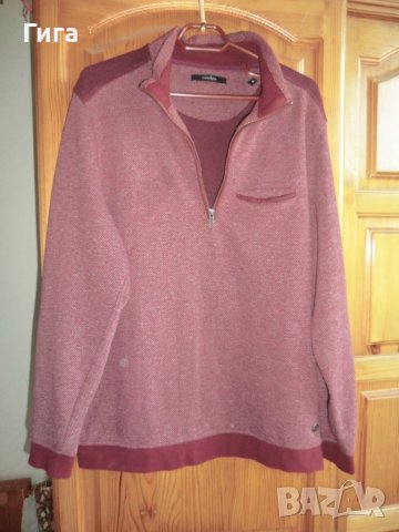 Мъжки вишнев пуловер, снимка 1 - Пуловери - 38087662