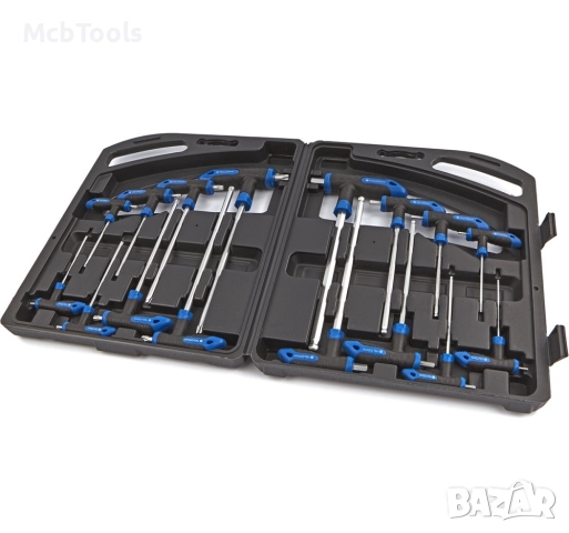 Комплект шестограми и торксове с ръкохватка 16 части STAHLMAYER