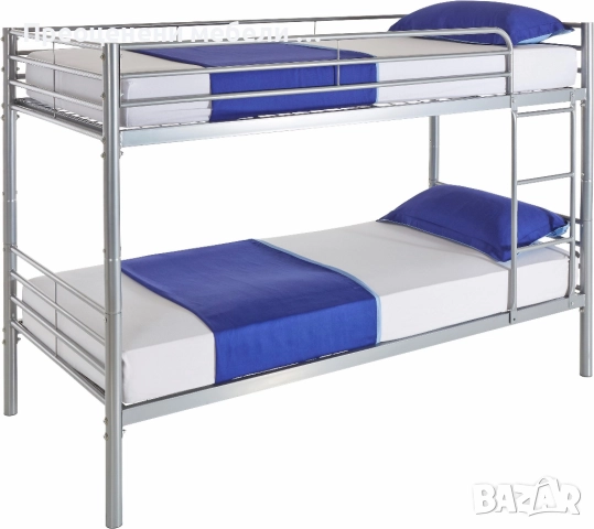 Метално двуетажно легло на Atlantic home collection внос от Германия, снимка 2 - Спални и легла - 52508450