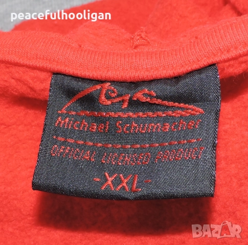 Michael Schumacher F1 Formula 1 World Champion Six Times 2003 Hoodie Size XL, снимка 15 - Суичъри - 52430318