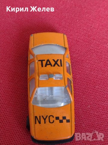 Метална количка NYC TAXI MADE IN CHINA стара рядка за КОЛЕКЦИЯ ДЕКОРАЦИЯ 37600, снимка 5 - Колекции - 40667190