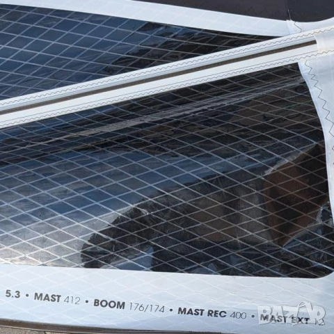 Употребявано уиндсърф платно LoftSails Oxygen 5.3m2, снимка 2 - Водни спортове - 52285973