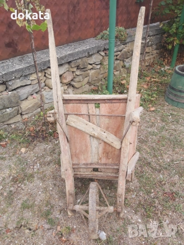 Стара дървена количка,робичка., снимка 6 - Декорация за дома - 51681101