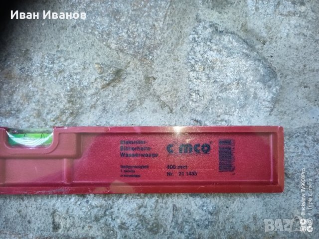 Нивел 40 см. Cimco, снимка 2 - Други инструменти - 37130542