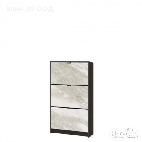 Шкаф за обувки с имитация на мрамор, снимка 2 - Шкафове - 38271161