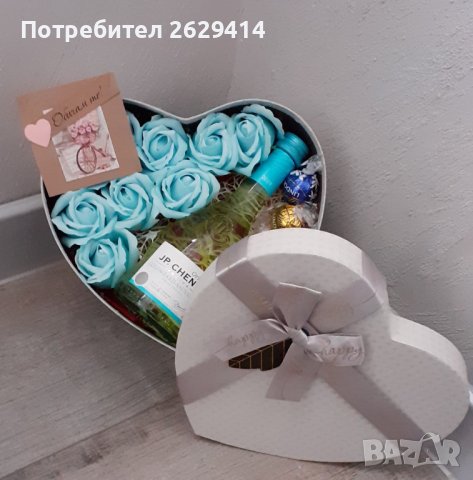 Луксозна кутия с сапунени рози ., снимка 7 - Изкуствени цветя - 36623101