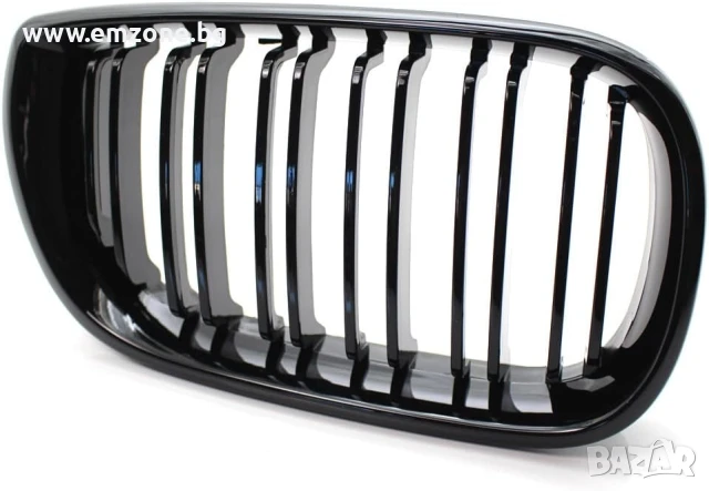 Решетки Бъбреци за БМВ BMW 3 серия E46 2001-2006 Черен Гланц Двойни, снимка 5 - Аксесоари и консумативи - 50559307