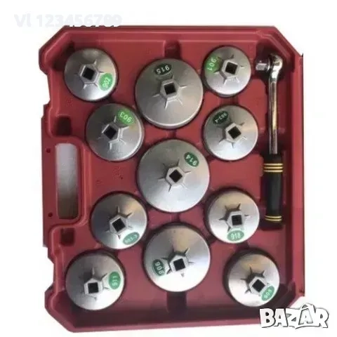 К-т чашки за маслени филтри 23 части комплект, снимка 2 - Други инструменти - 51466951