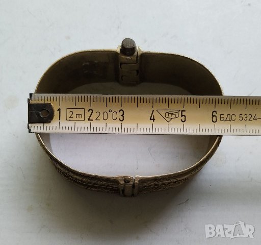 Възрожденска сребърна гривна / сачан /, снимка 9 - Други ценни предмети - 36999023