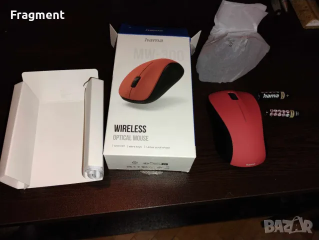 Безжична Оптична Мишка с тихи бутони HAMA MW-300 V2, снимка 2 - Клавиатури и мишки - 49254260