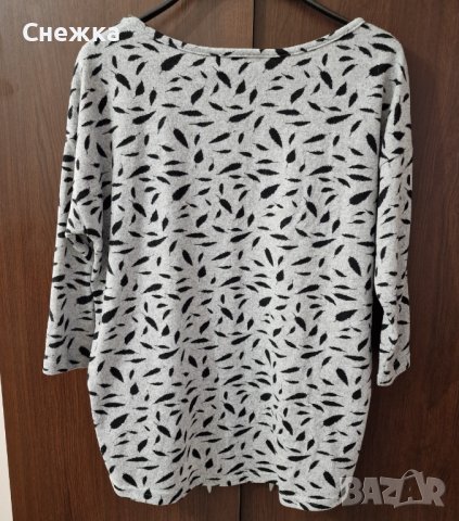 Дамска сива блуза , снимка 2 - Блузи с дълъг ръкав и пуловери - 38182918