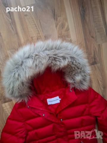 Calvin Klein-Пухено яке, снимка 4 - Якета - 52431545