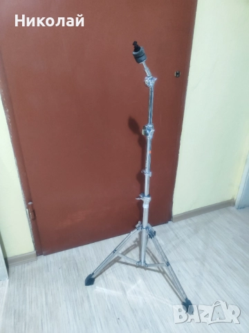 Продавам права стойка за чинели с чупеща глава, снимка 3 - Ударни инструменти - 52865974