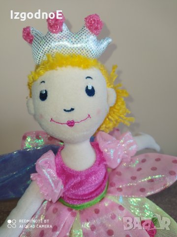 Мека кукла принцеса фея, снимка 2 - Плюшени играчки - 32792647