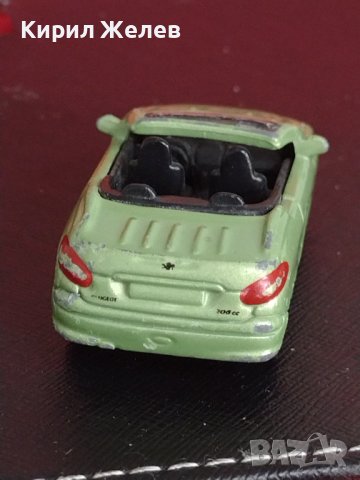 Метална количка PEUGEOT 206 кабриолет интересен модел за КОЛЕКЦИЯ ДЕКОРАЦИЯ 37576, снимка 7 - Колекции - 40704948