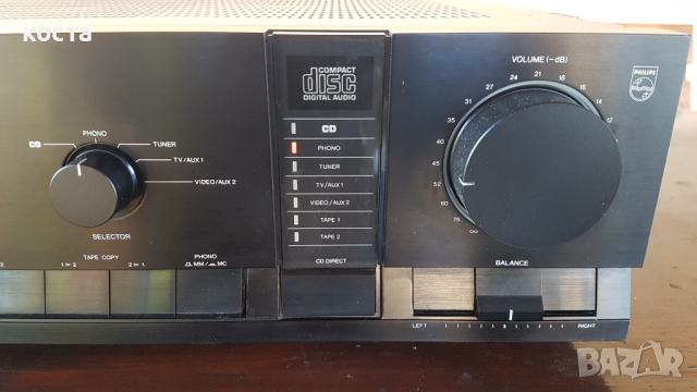 усилвател Philips FA 860, снимка 5 - Ресийвъри, усилватели, смесителни пултове - 36563316