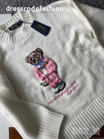Дамски пуловер Polo с мече , снимка 6 - Блузи с дълъг ръкав и пуловери - 52134807