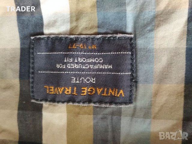 Мъжка риза с къс ръкав CAMEL ACTIVE размер XL 100% памук, снимка 4 - Ризи - 20547218