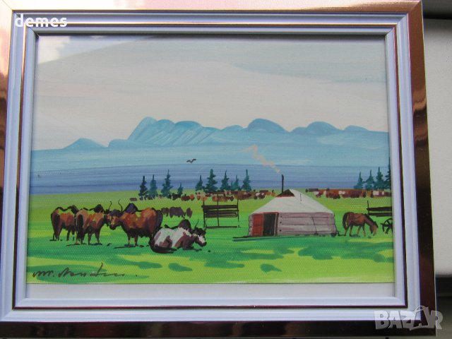 Серия традиционни картини живопис - Монголия