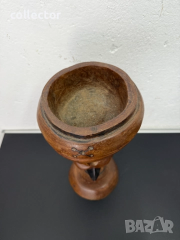 Африканска поставка за цветя / пепелник. №7426, снимка 5 - Антикварни и старинни предмети - 51936478