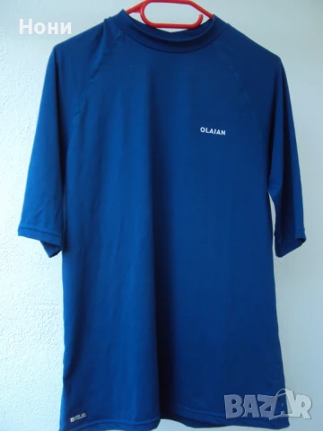 МЪЖКА ТЕНИСКА С UV ЗАЩИТА UPF50+ ЗА СЪРФ и детски водни очила speedo, снимка 1