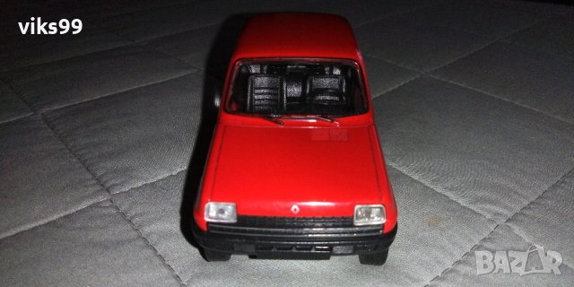 Метална количка Renault 5 1:34-39 - Welly , снимка 6 - Колекции - 38848056