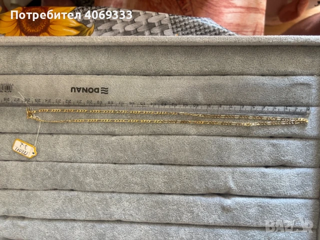 Нов златен синджир картие 3.2гр 14к, снимка 8 - Колиета, медальони, синджири - 50943995