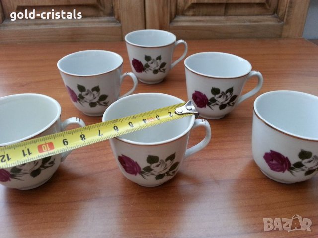 Стар български порцелан чашки, снимка 3 - Антикварни и старинни предмети - 33422840